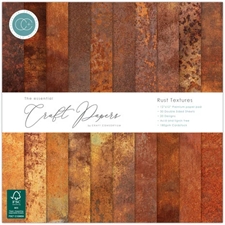 Craft Consortium 12x12" Paper Pad - Rust Textures